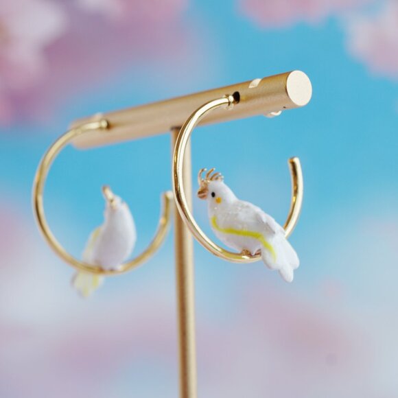 cute parrot earrings - Picture 8 of 10